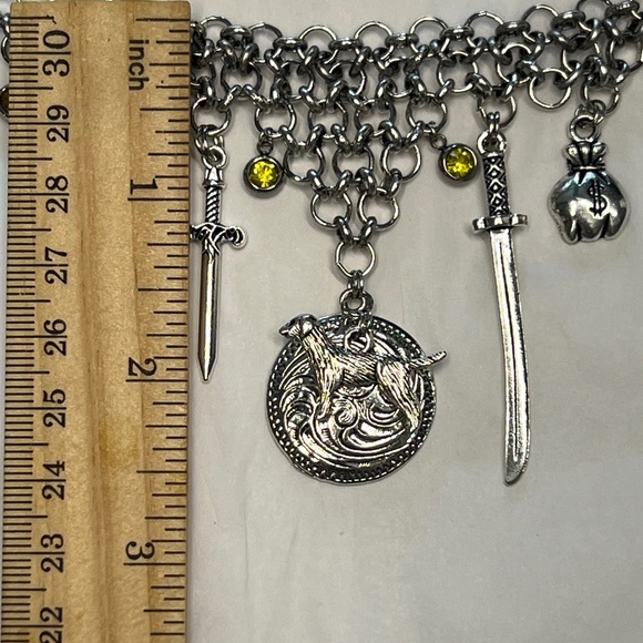 The Hound Sandor Clegane Handmade Chainmail Character Necklace Game of Thrones - Picture 15 of 15
